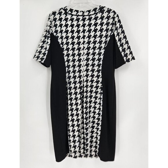 Preston & York Black and White Houndstooth Dress - Picture 2 of 4